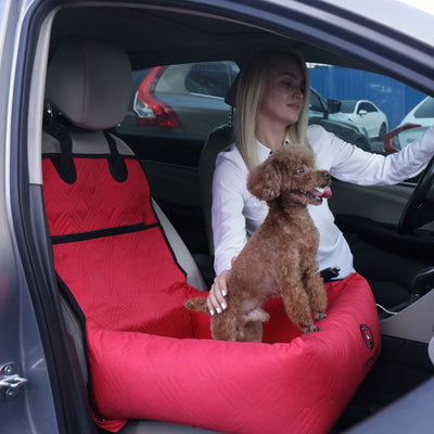 Safe Plush Pet Car Seat